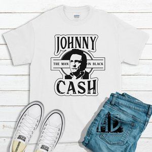 Johnny Cash The Man in Black Tee Shirt